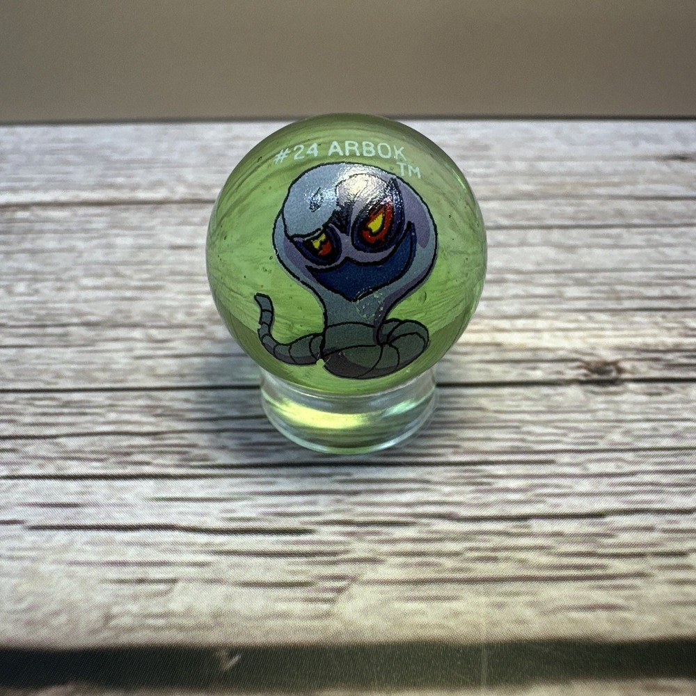 Vintage ToyBiz Pokemon Marble #24 Arbok‎